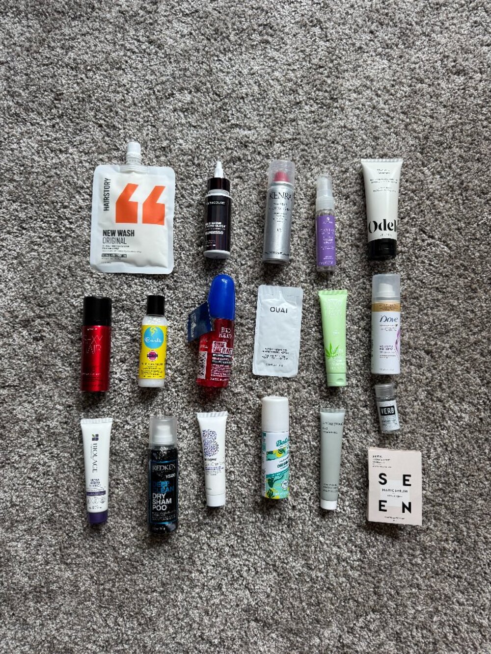 18 Piece Hair Care Sample Bundle New